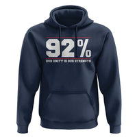 92 Percent Black Woman Power Hoodie 92% Our Unity Is Our Strength