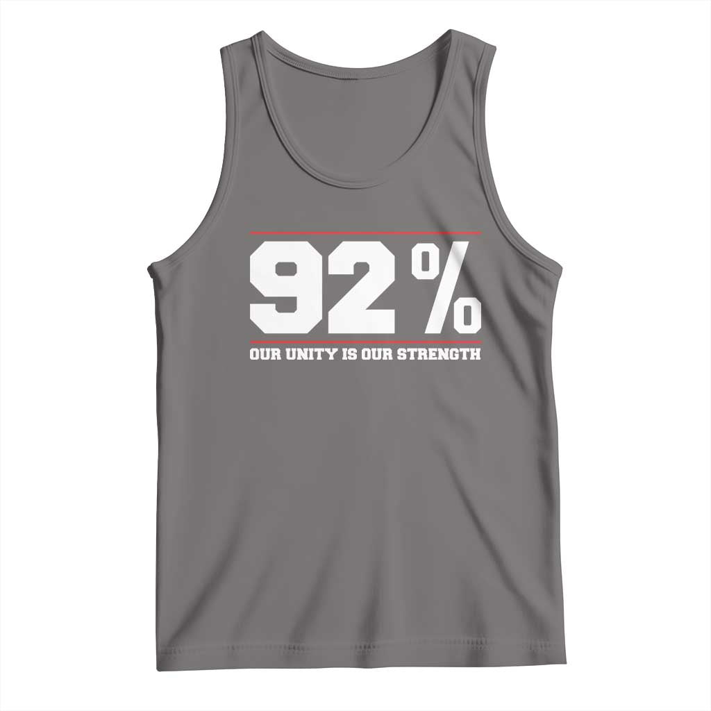 92 Percent Black Woman Power Tank Top 92% Our Unity Is Our Strength