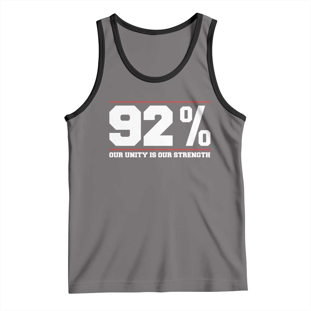 92 Percent Black Woman Power Tank Top 92% Our Unity Is Our Strength