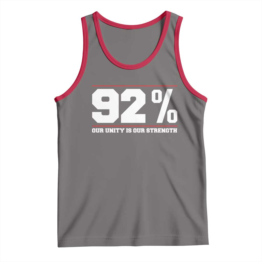 92 Percent Black Woman Power Tank Top 92% Our Unity Is Our Strength