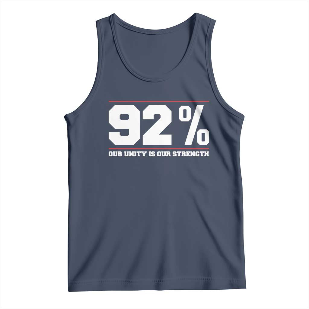 92 Percent Black Woman Power Tank Top 92% Our Unity Is Our Strength