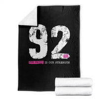 The 92% Black Women Power Throw Blanket Black History Month - Wonder Print Shop