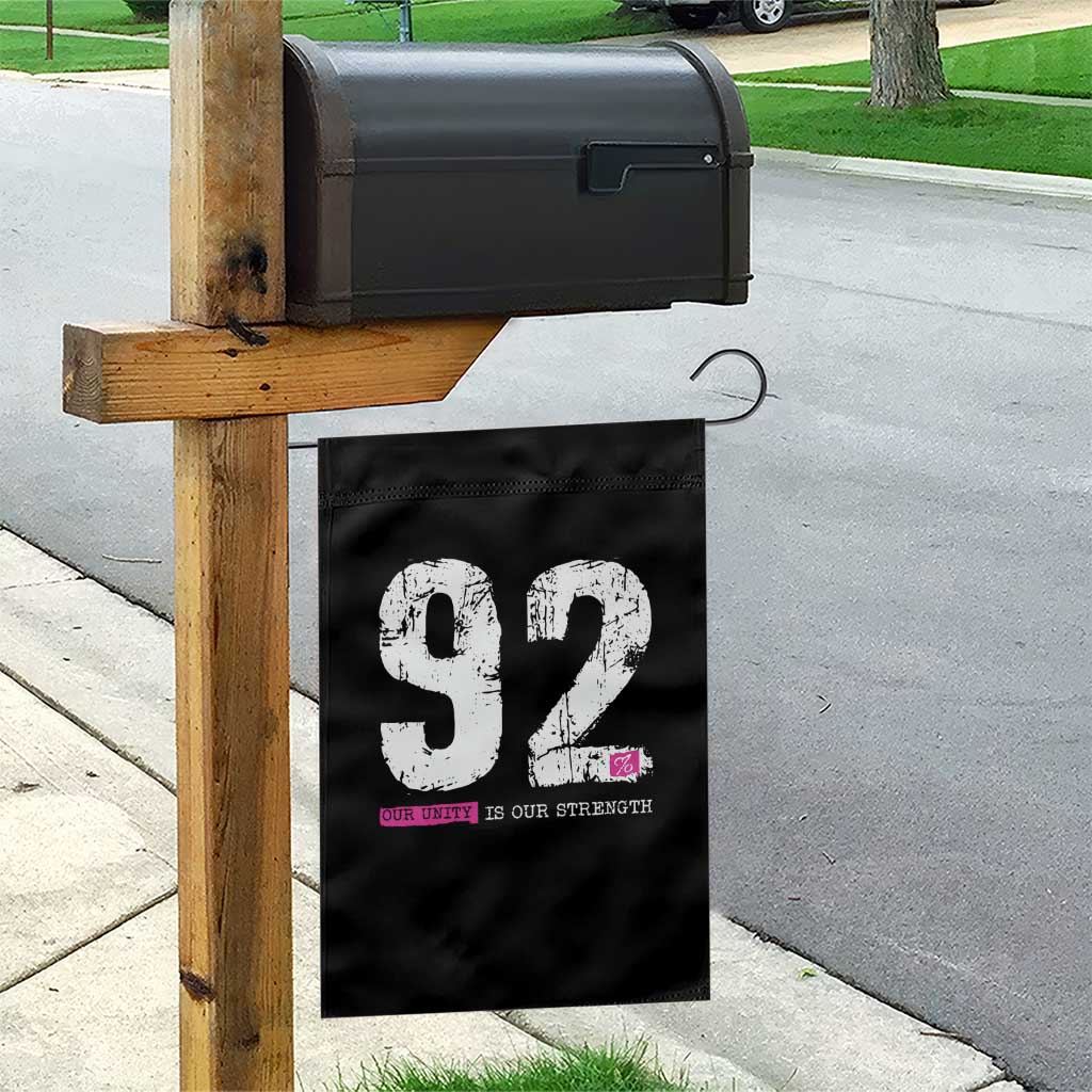 The 92% Black Women Power Garden Flag Black History Month - Wonder Print Shop