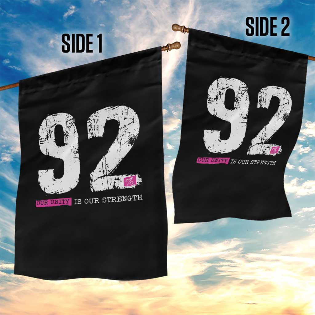 The 92% Black Women Power Garden Flag Black History Month - Wonder Print Shop