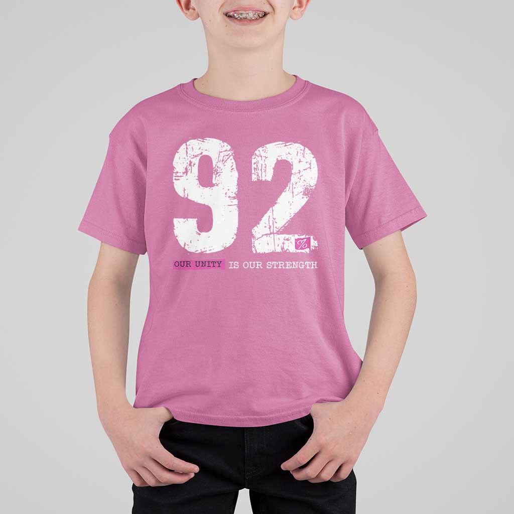 The 92% Black Women Power T Shirt For Kid Black History Month - Wonder Print Shop