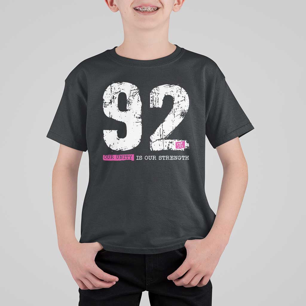 The 92% Black Women Power T Shirt For Kid Black History Month - Wonder Print Shop