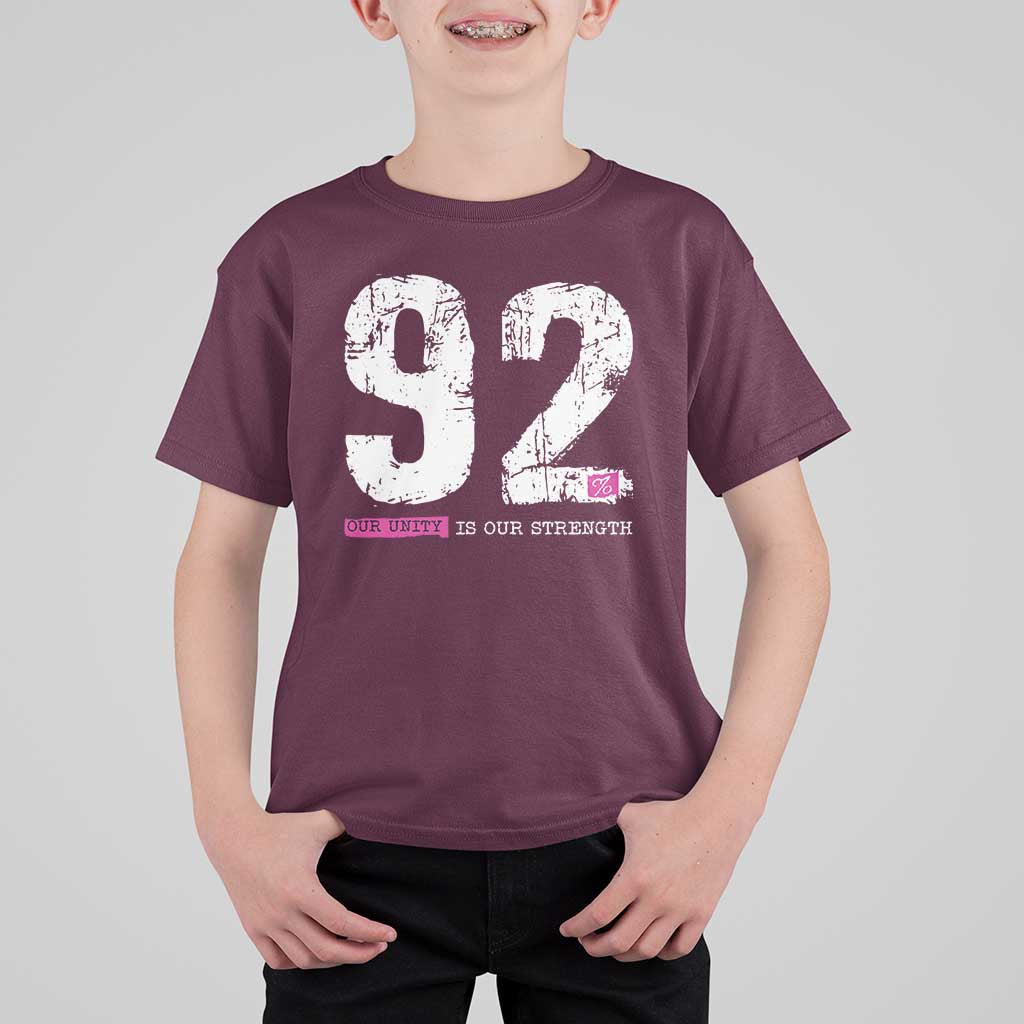 The 92% Black Women Power T Shirt For Kid Black History Month - Wonder Print Shop