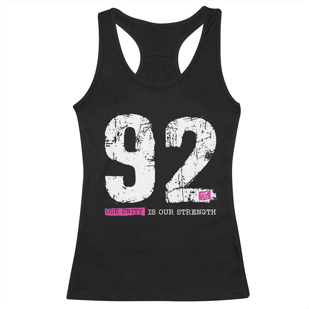 The 92% Black Women Power Racerback Tank Top Black History Month - Wonder Print Shop