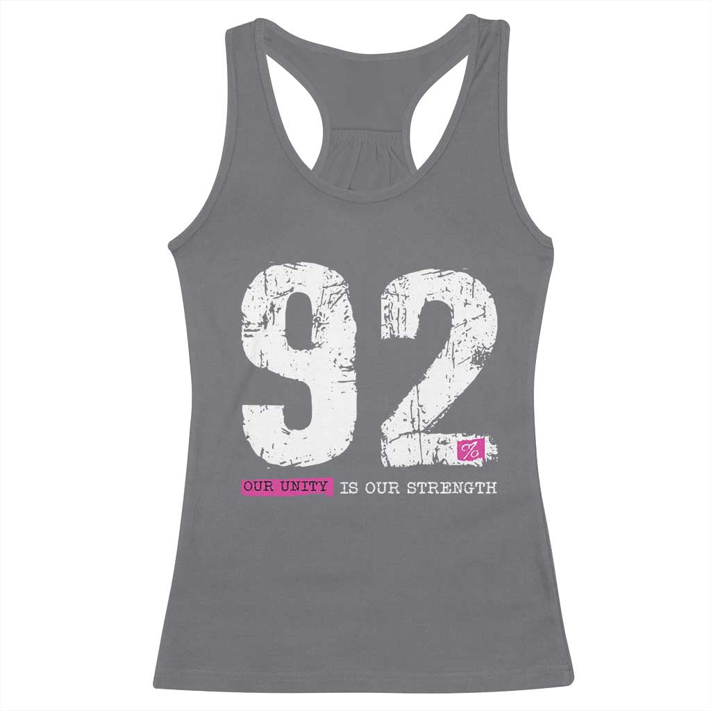 The 92% Black Women Power Racerback Tank Top Black History Month - Wonder Print Shop