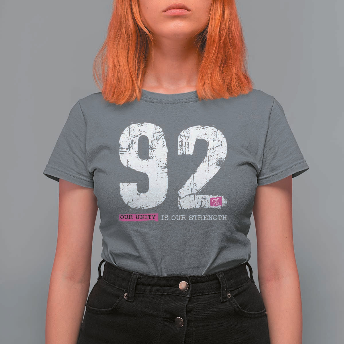 The 92% Black Women Power T Shirt For Women Black History Month - Wonder Print Shop