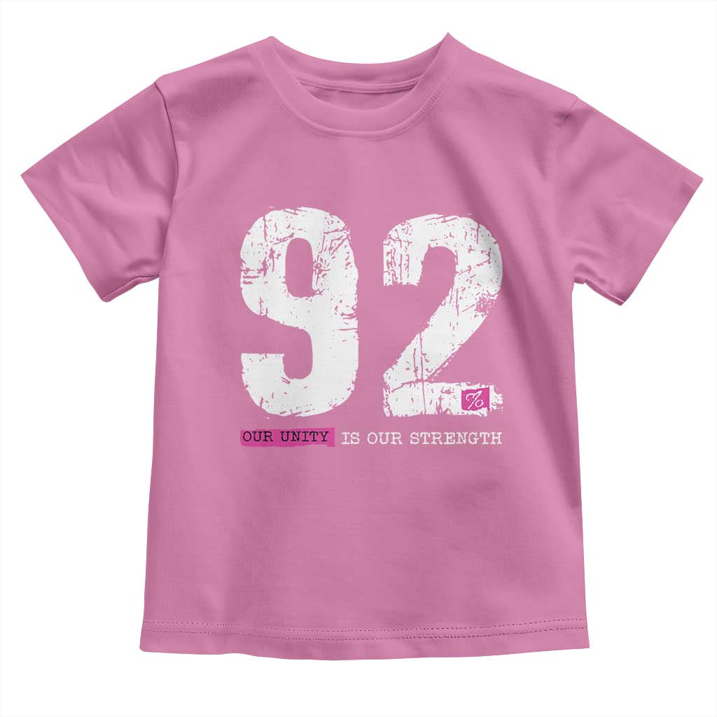 The 92% Black Women Power Toddler T Shirt Black History Month - Wonder Print Shop