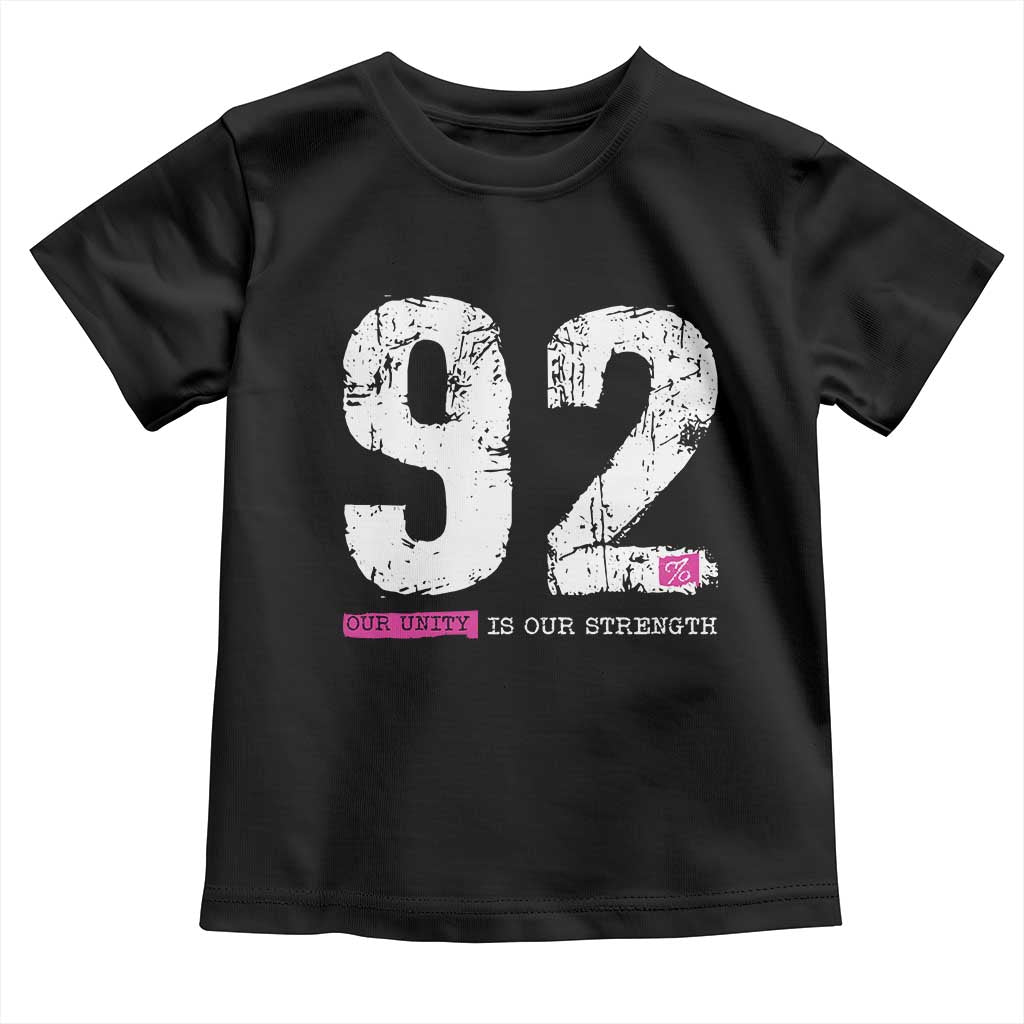 The 92% Black Women Power Toddler T Shirt Black History Month - Wonder Print Shop