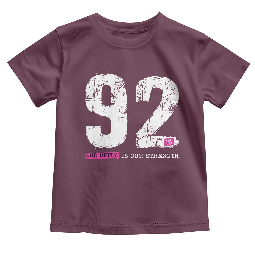 The 92% Black Women Power Toddler T Shirt Black History Month - Wonder Print Shop