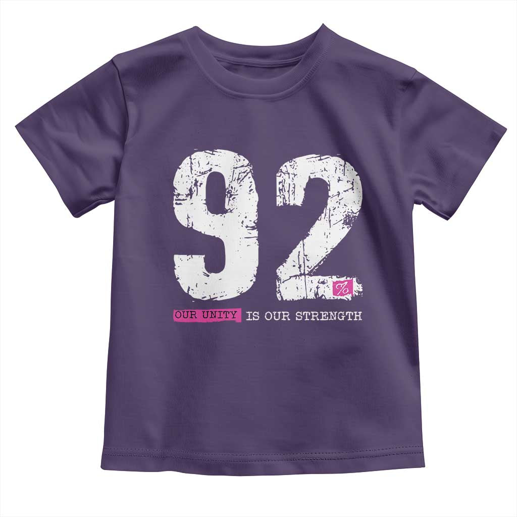 The 92% Black Women Power Toddler T Shirt Black History Month - Wonder Print Shop