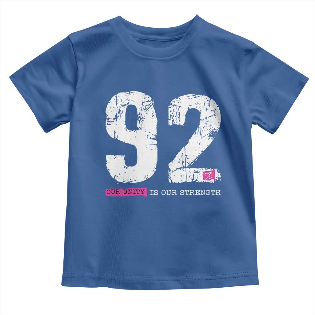 The 92% Black Women Power Toddler T Shirt Black History Month - Wonder Print Shop