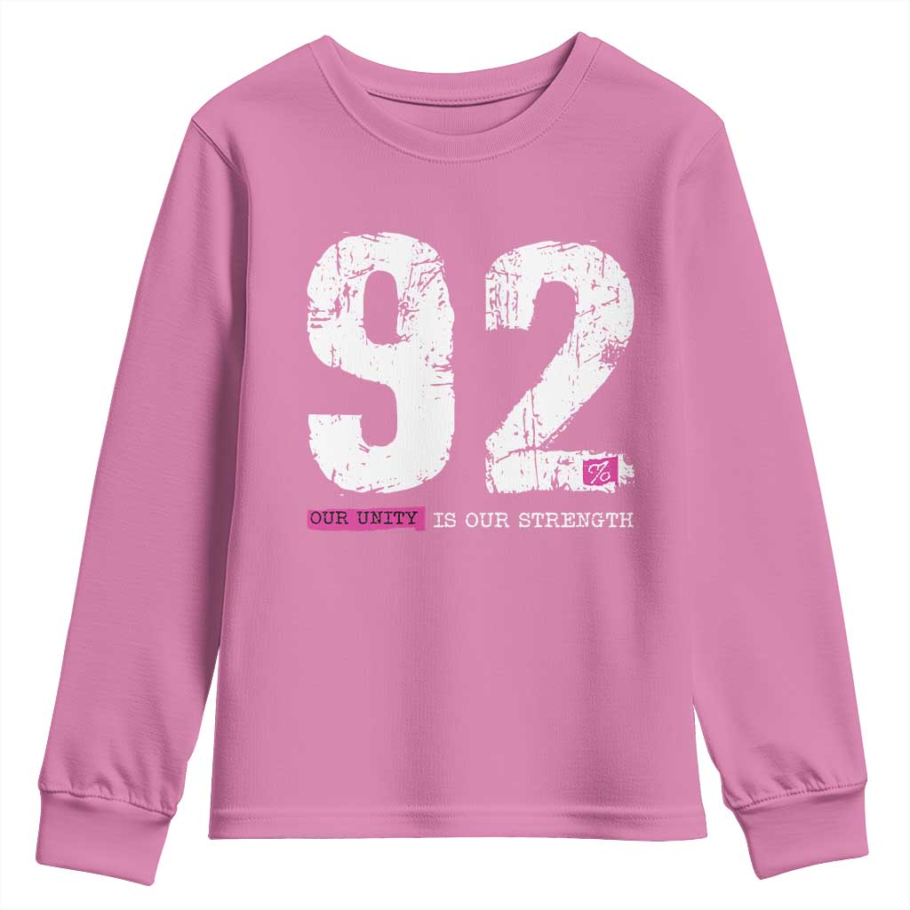 The 92% Black Women Power Youth Sweatshirt Black History Month - Wonder Print Shop