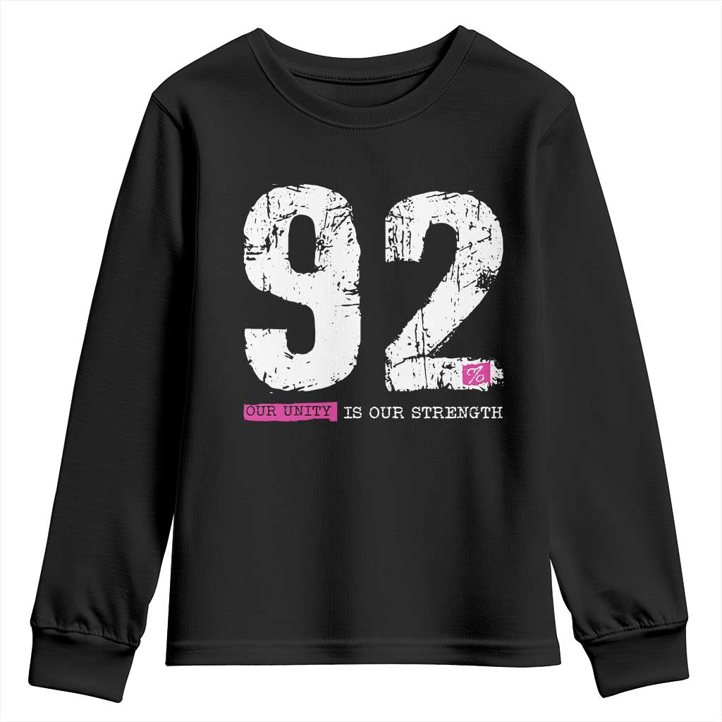 The 92% Black Women Power Youth Sweatshirt Black History Month - Wonder Print Shop