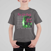The 92% Black Women Power T Shirt For Kid For Us Only 92% We Are Done