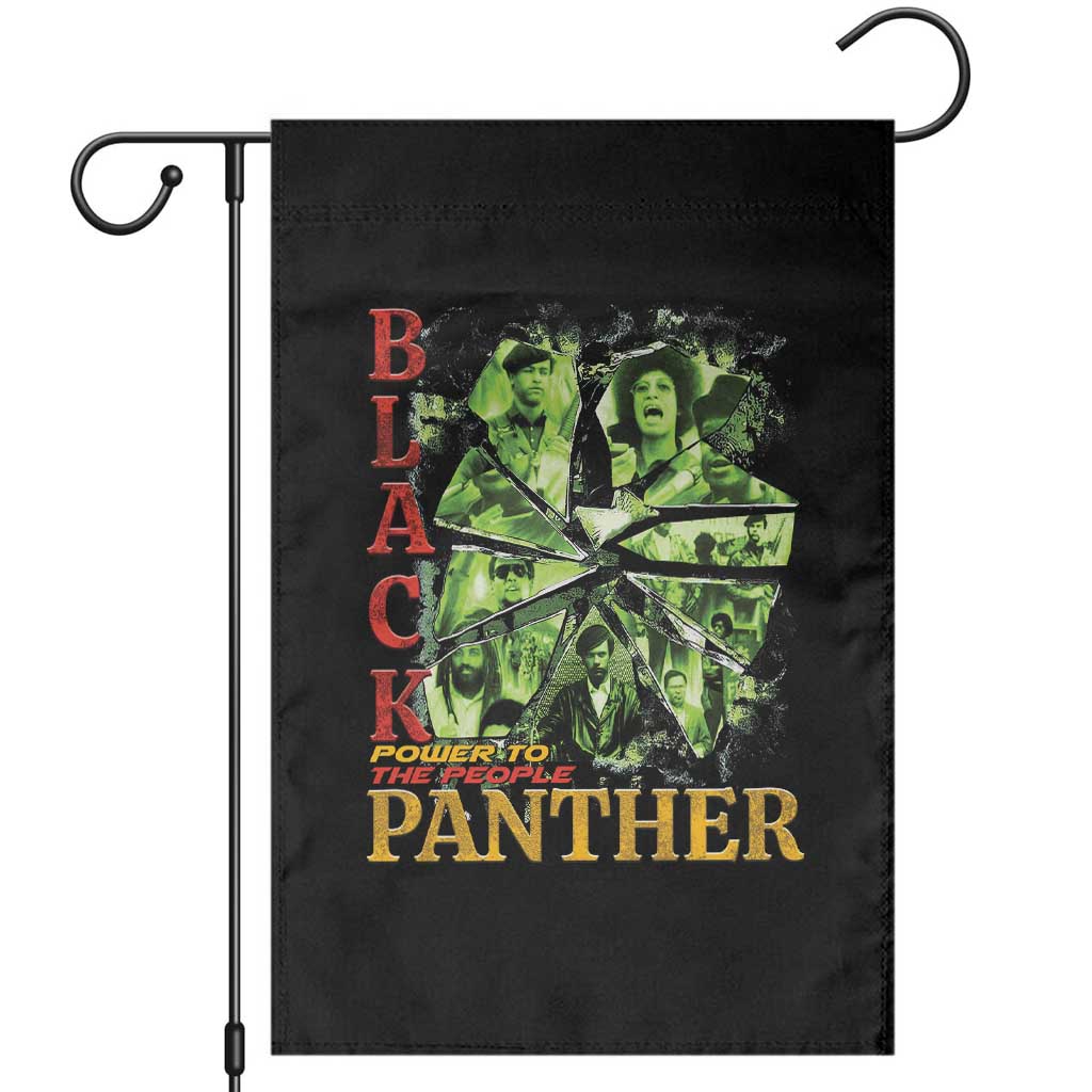 Vintage Black Panther Party Garden Flag Newton Seale Shakur Black History Month Juneteenth - Wonder Print Shop