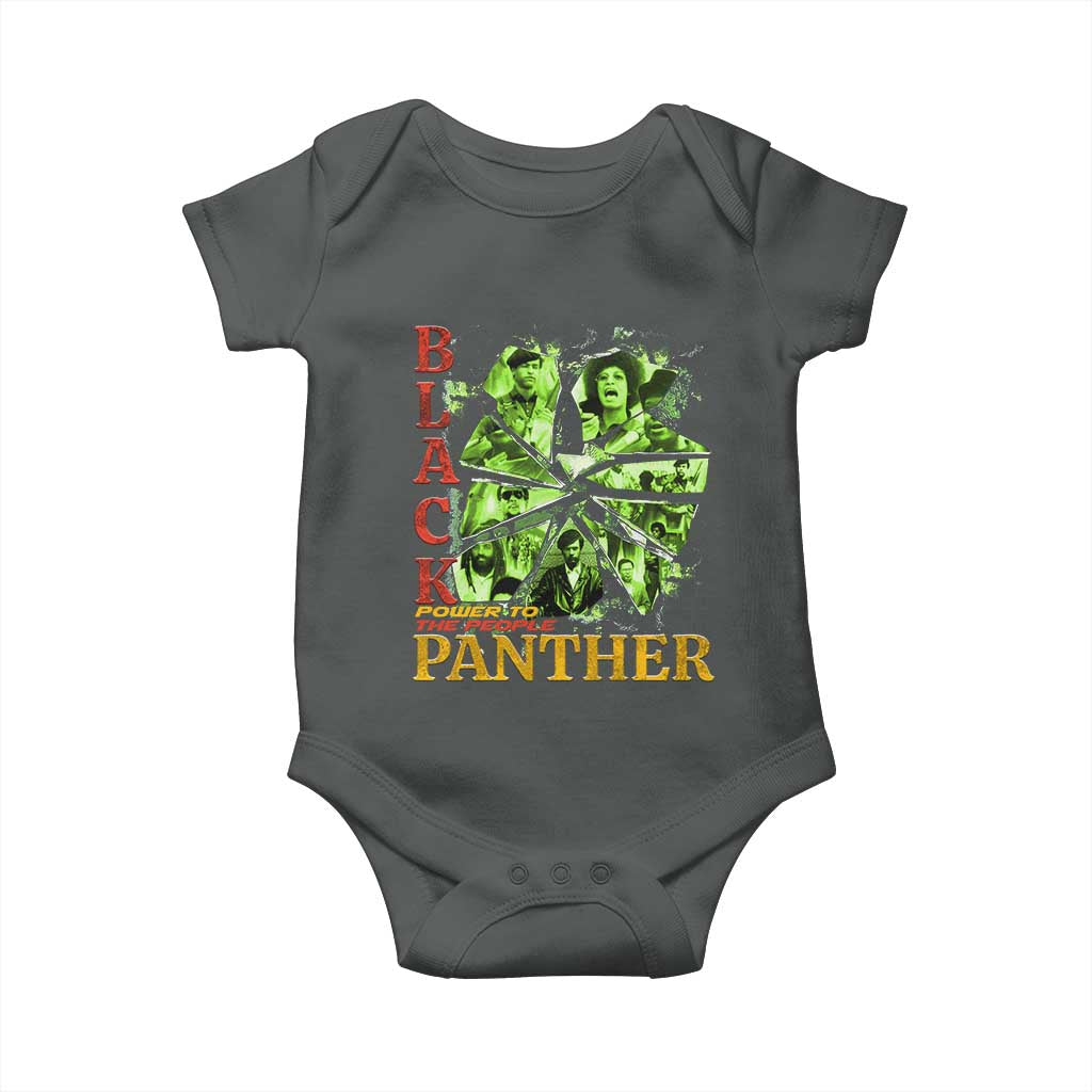 Vintage Black Panther Party Baby Onesie Newton Seale Shakur Black History Month Juneteenth - Wonder Print Shop