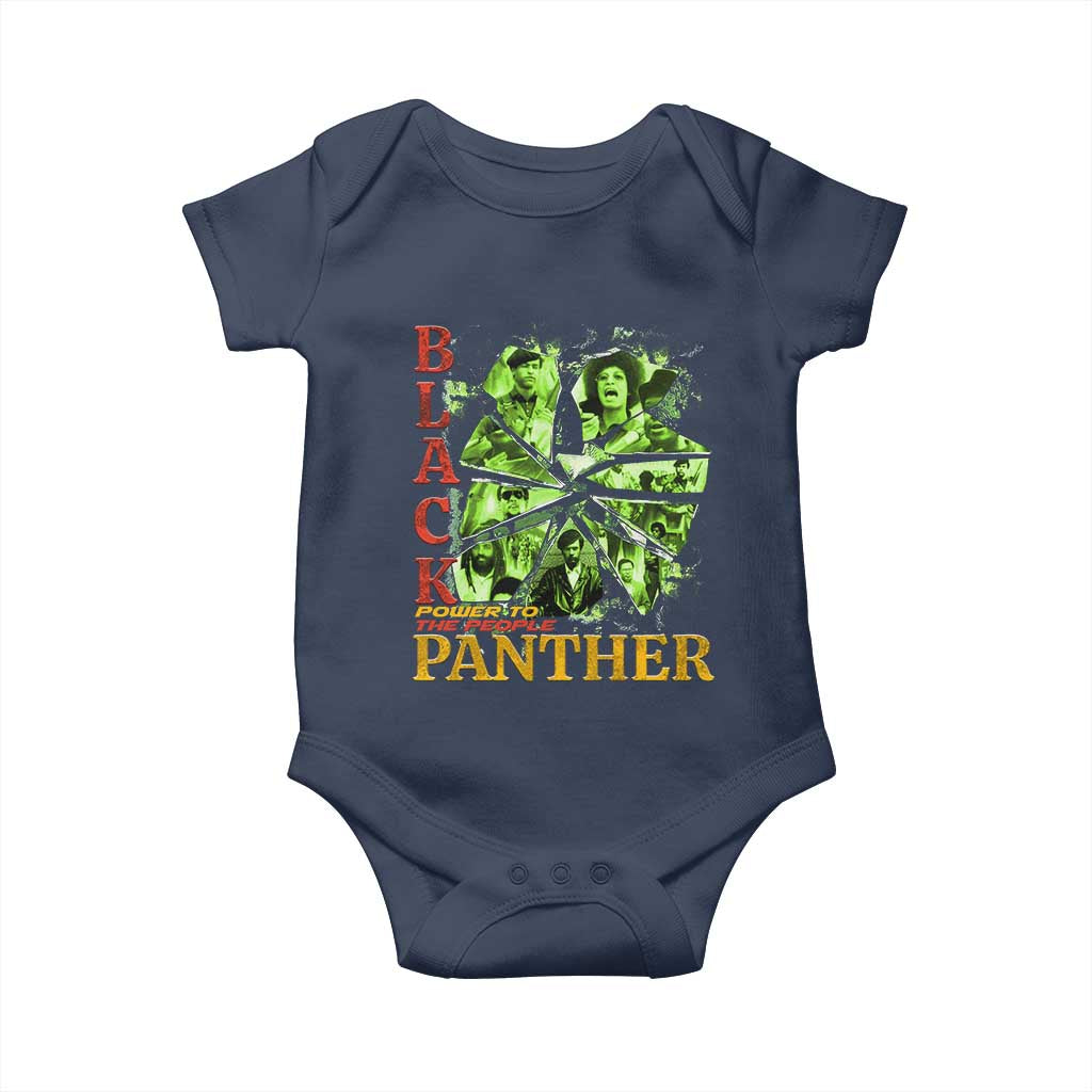 Vintage Black Panther Party Baby Onesie Newton Seale Shakur Black History Month Juneteenth - Wonder Print Shop