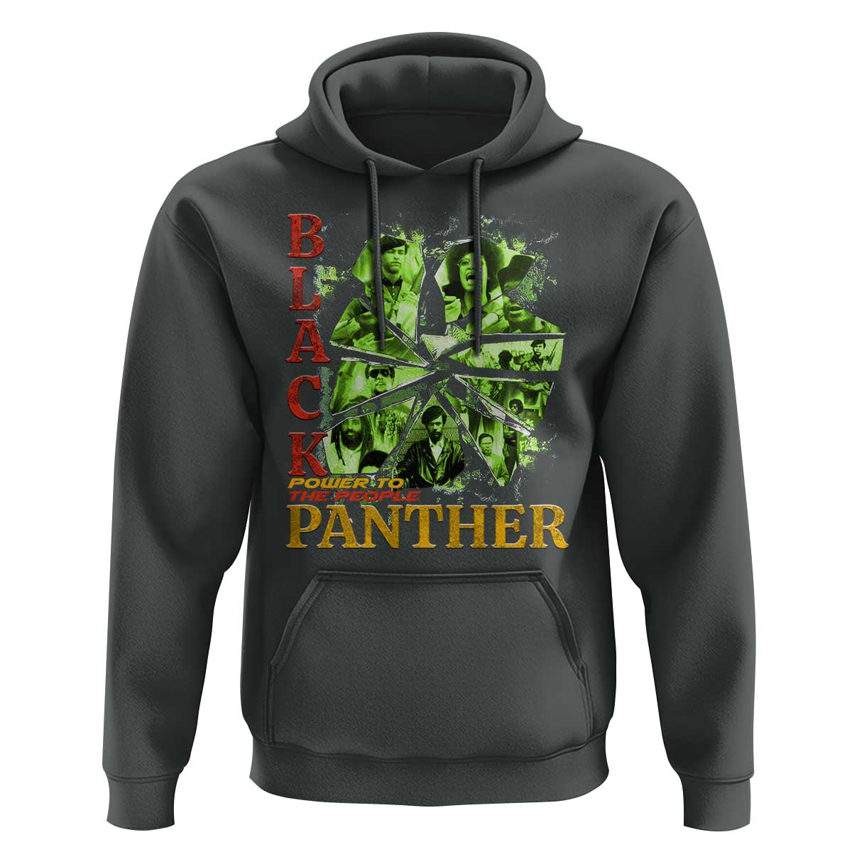 Vintage Black Panther Party Hoodie Newton Seale Shakur Black History Month Juneteenth - Wonder Print Shop