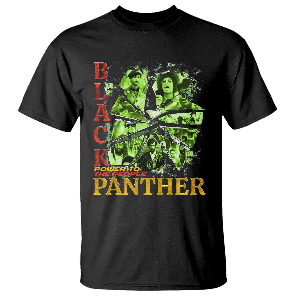 Vintage Black Panther Party T Shirt Newton Seale Shakur Black History Month Juneteenth - Wonder Print Shop