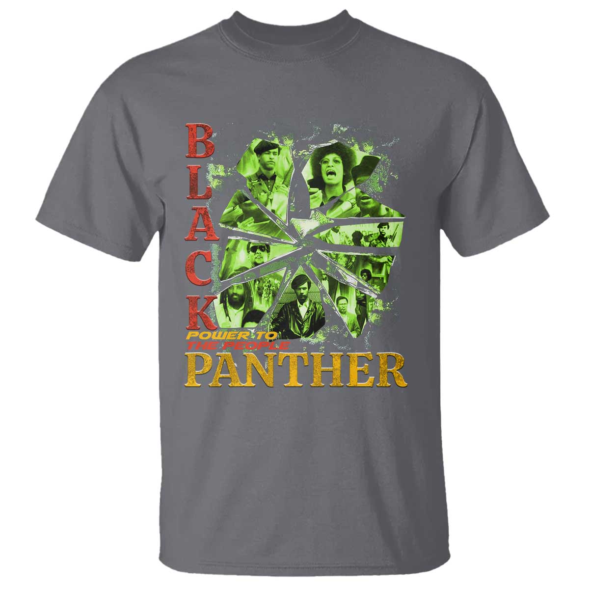 Vintage Black Panther Party T Shirt Newton Seale Shakur Black History Month Juneteenth - Wonder Print Shop