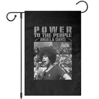 Power To The People Garden Flag Black History Angela Davis Black Panther Party - Wonder Print Shop