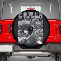 Power To The People Spare Tire Cover Black History Angela Davis Black Panther Party - Wonder Print Shop