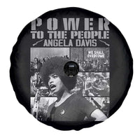 Power To The People Spare Tire Cover Black History Angela Davis Black Panther Party - Wonder Print Shop