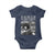 Power To The People Baby Onesie Black History Angela Davis Black Panther Party - Wonder Print Shop