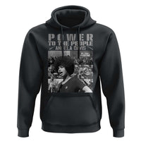 Power To The People Hoodie Black History Angela Davis Black Panther Party - Wonder Print Shop