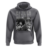 Power To The People Hoodie Black History Angela Davis Black Panther Party - Wonder Print Shop