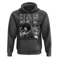 Power To The People Hoodie Black History Angela Davis Black Panther Party - Wonder Print Shop