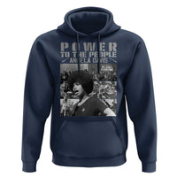 Power To The People Hoodie Black History Angela Davis Black Panther Party - Wonder Print Shop