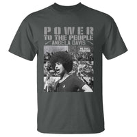 Power To The People T Shirt Black History Angela Davis Black Panther Party - Wonder Print Shop