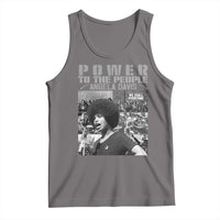 Power To The People Tank Top Black History Angela Davis Black Panther Party - Wonder Print Shop