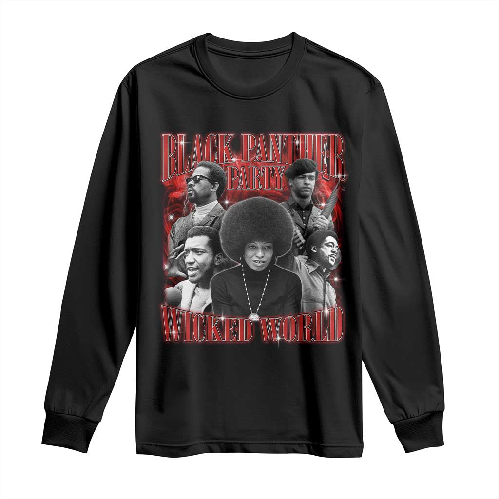 Black Panther Party Long Sleeve Shirt Black History Month