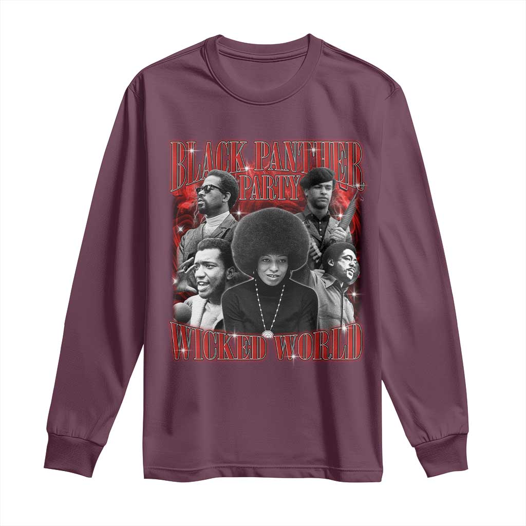 Black Panther Party Long Sleeve Shirt Black History Month