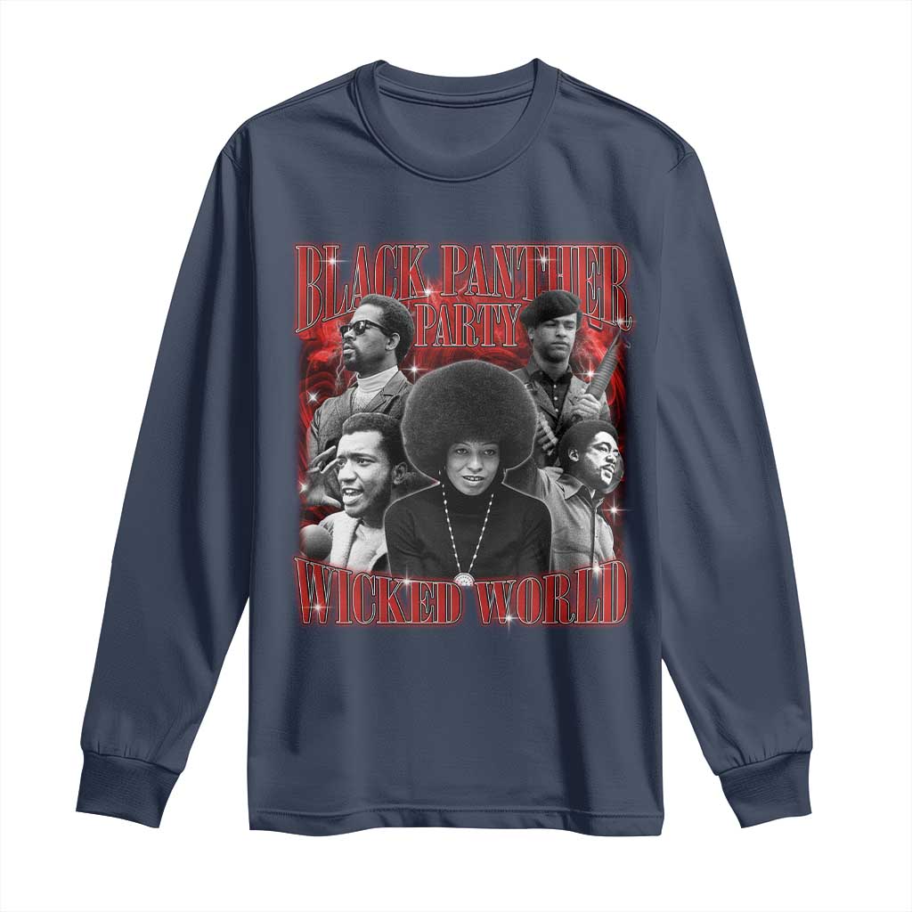 Black Panther Party Long Sleeve Shirt Black History Month