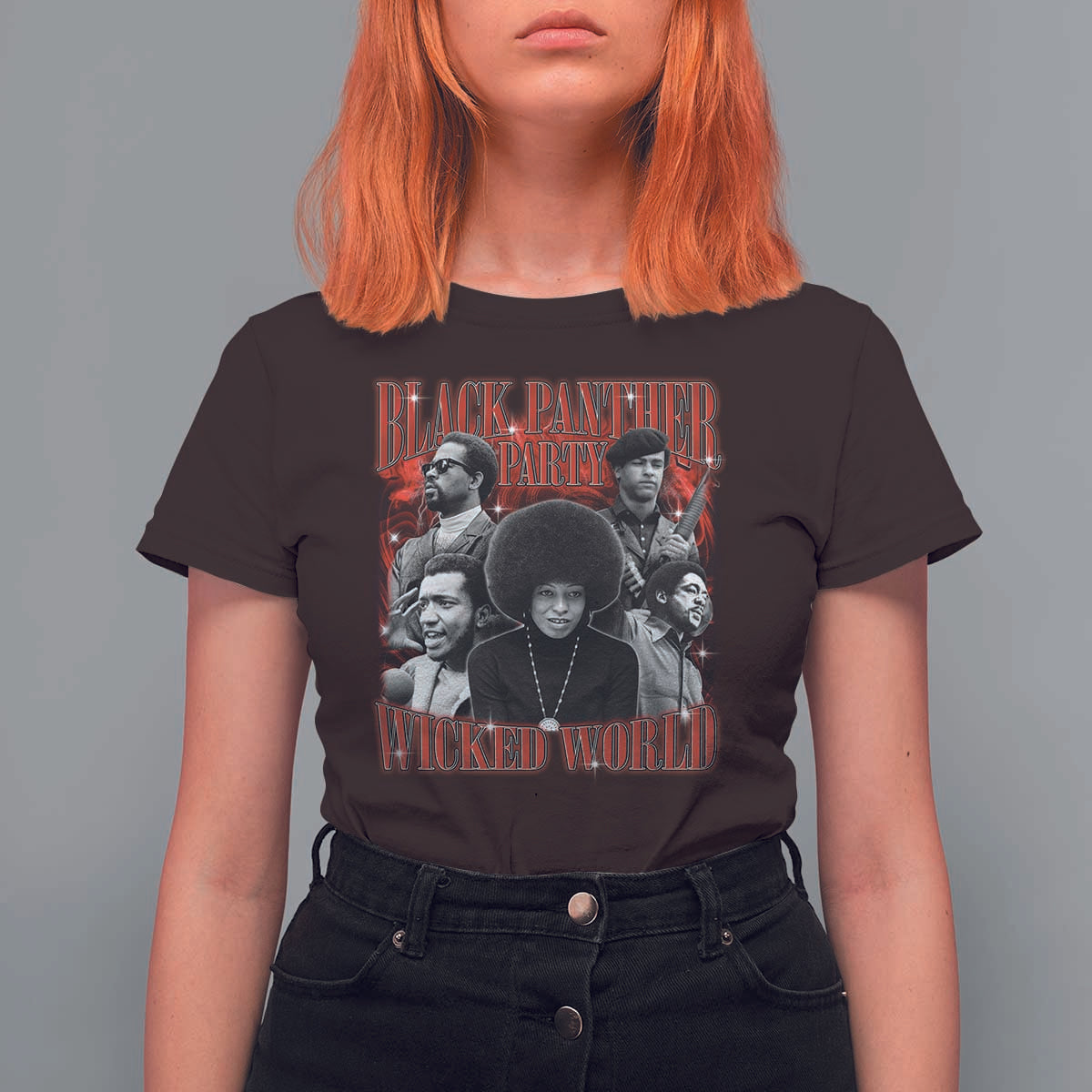 Black Panther Party T Shirt For Women Black History Month