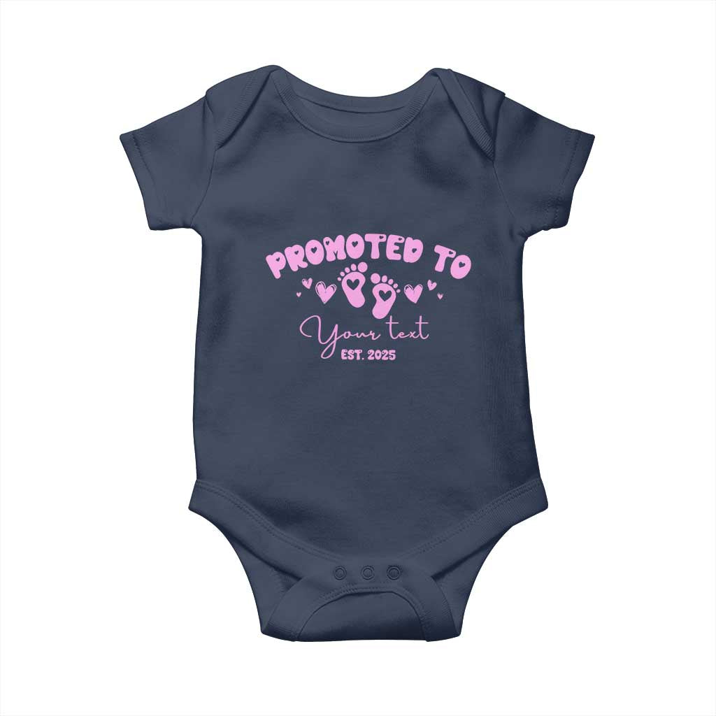 Personalized Gender Reveal Baby Onesie Custom Text Baby Girl Reveal Pink Family Matching