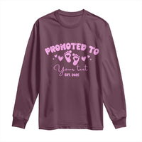 Personalized Gender Reveal Long Sleeve Shirt Custom Text Baby Girl Reveal Pink Family Matching