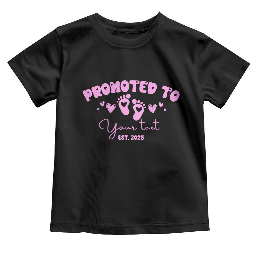 Personalized Gender Reveal Toddler T Shirt Custom Text Baby Girl Reveal Pink Family Matching