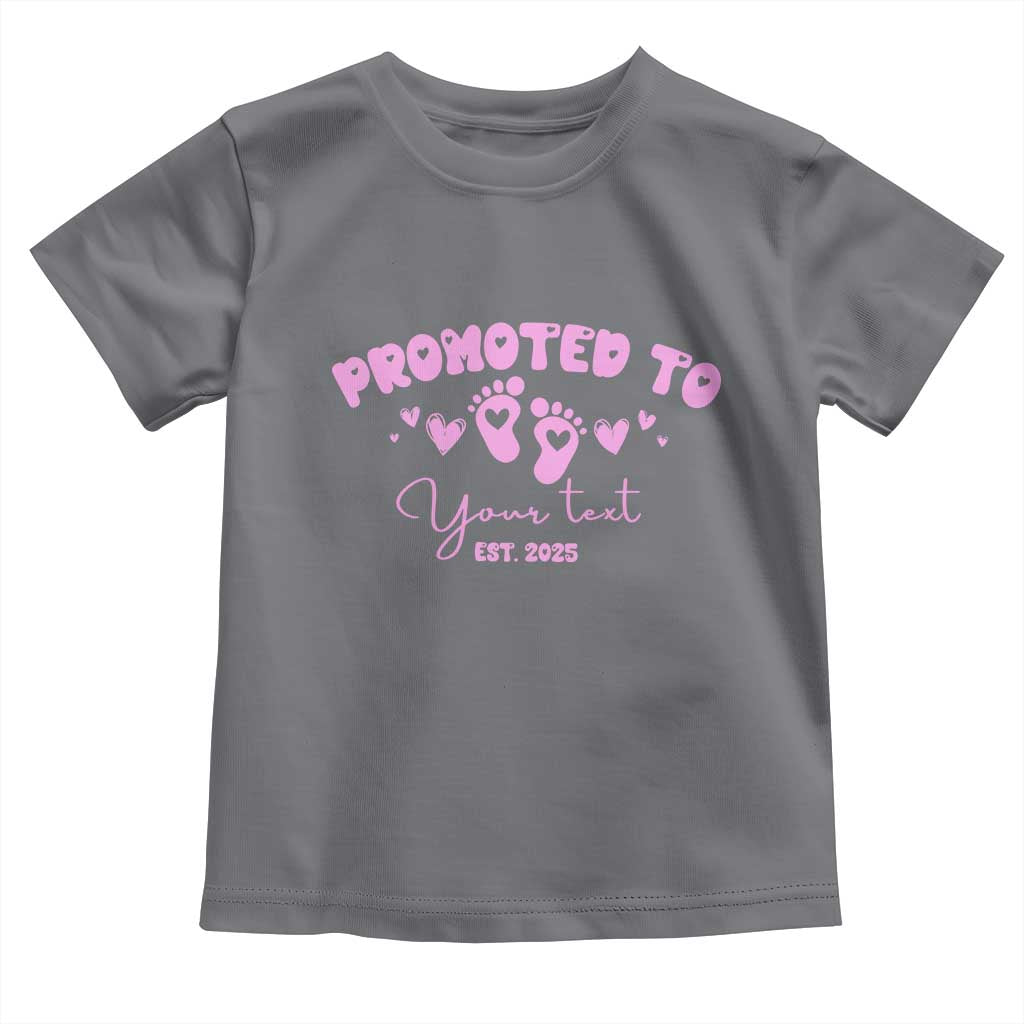 Personalized Gender Reveal Toddler T Shirt Custom Text Baby Girl Reveal Pink Family Matching