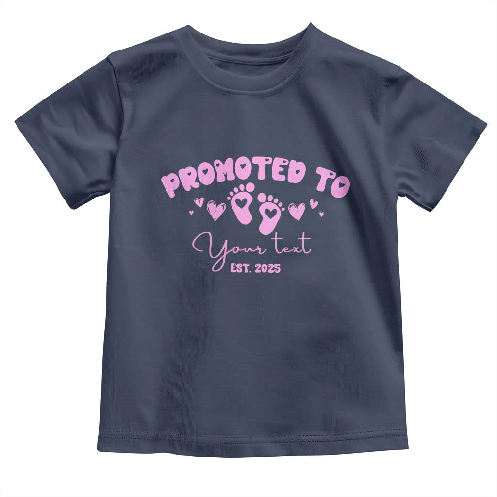 Personalized Gender Reveal Toddler T Shirt Custom Text Baby Girl Reveal Pink Family Matching