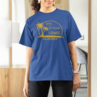 Retirement T Shirt For Women It's 5 O'clock Everywhere I'm Retired Summer Vibes