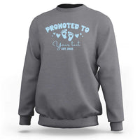 Personalized Gender Reveal Sweatshirt Custom Text Baby Boy Reveal Blue Family Matching