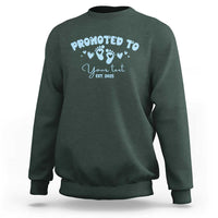 Personalized Gender Reveal Sweatshirt Custom Text Baby Boy Reveal Blue Family Matching